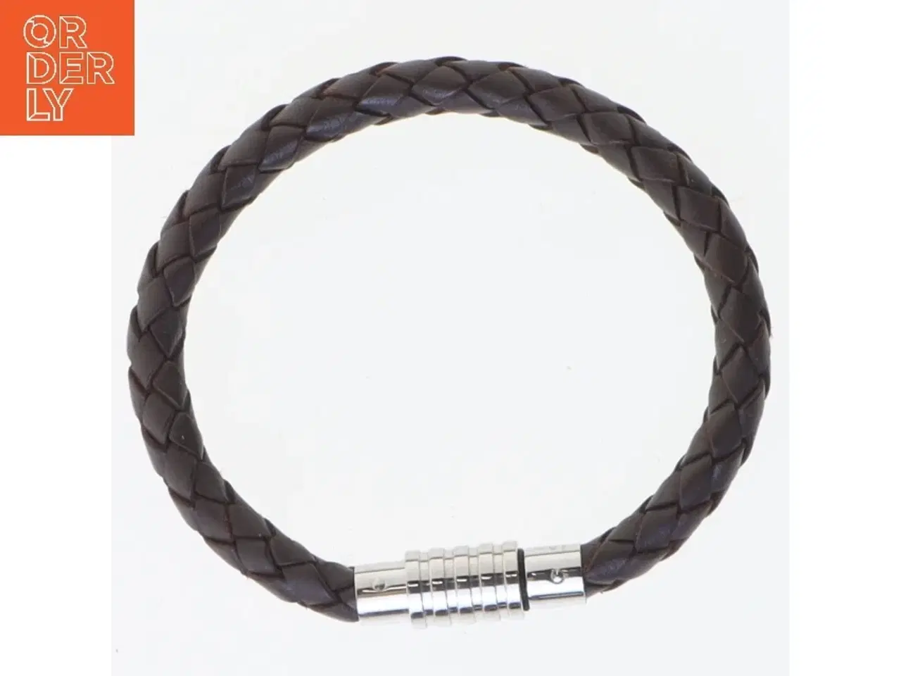 Billede 1 - Læderarmbånd med magnetlås fra Kruse (str. Ø 7 cm)