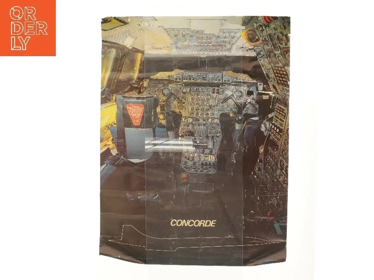 Billede 1 - Concorde cockpit plakat (str. 90x68 cm)