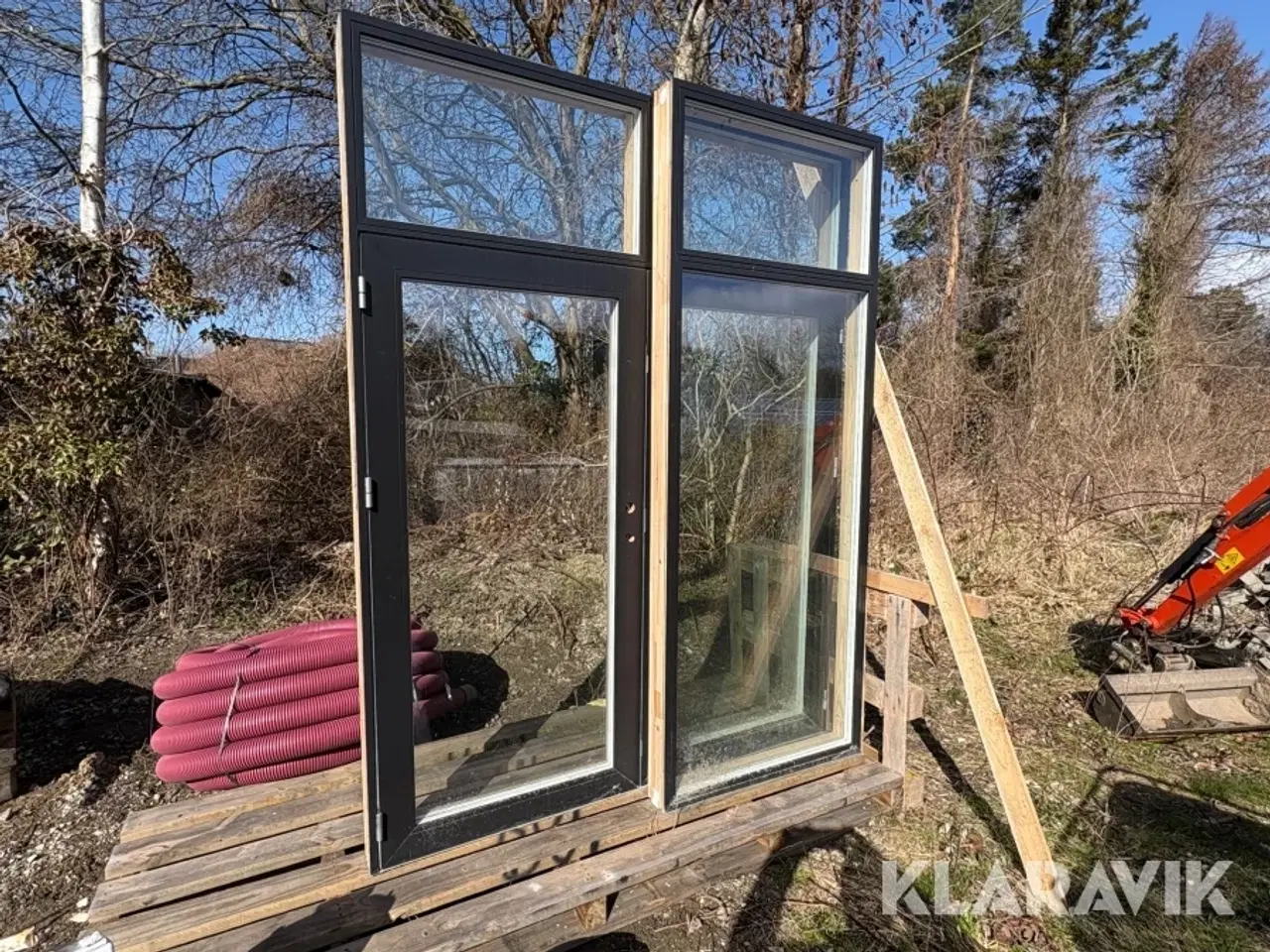 Billede 1 - Dør parti Velfac Ribo alu 3 lags