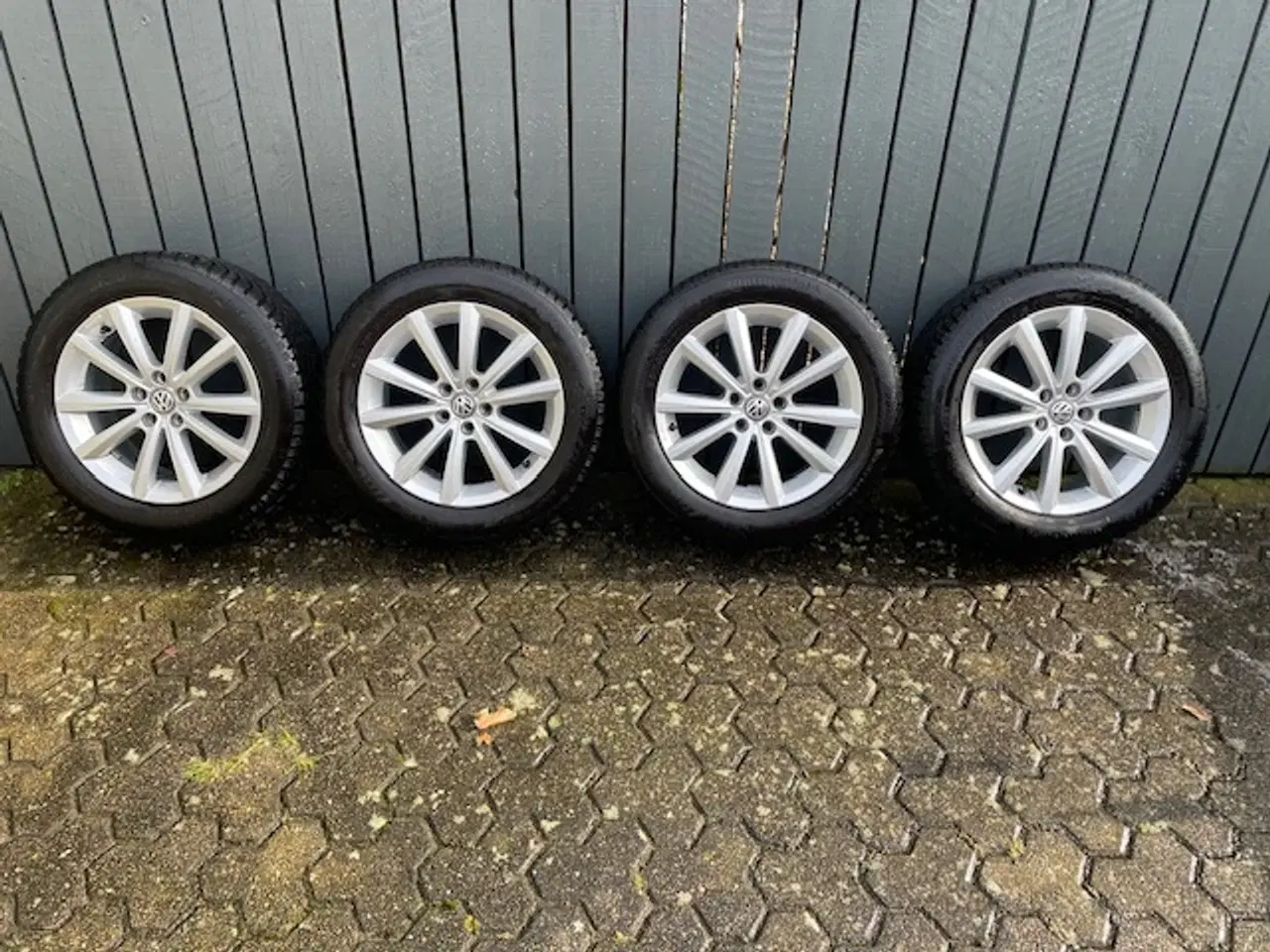 Billede 1 - Alu vinterhjul med Continental 5 x 100