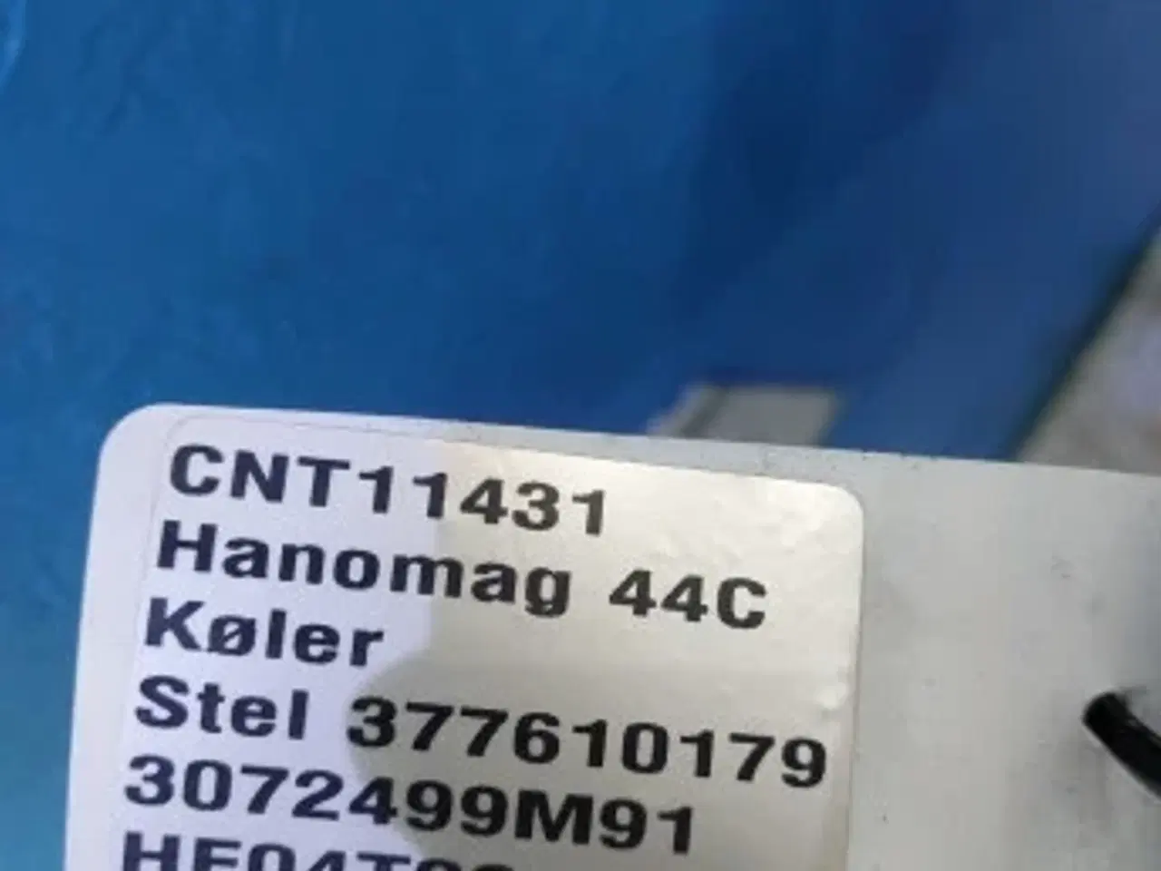 Billede 10 - Hanomag 44C Køler 3072499M91 Stel 377610179