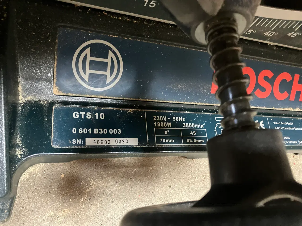 Billede 4 - Bosch GTS 10 Bordrundsav 230V 1800W m/ def