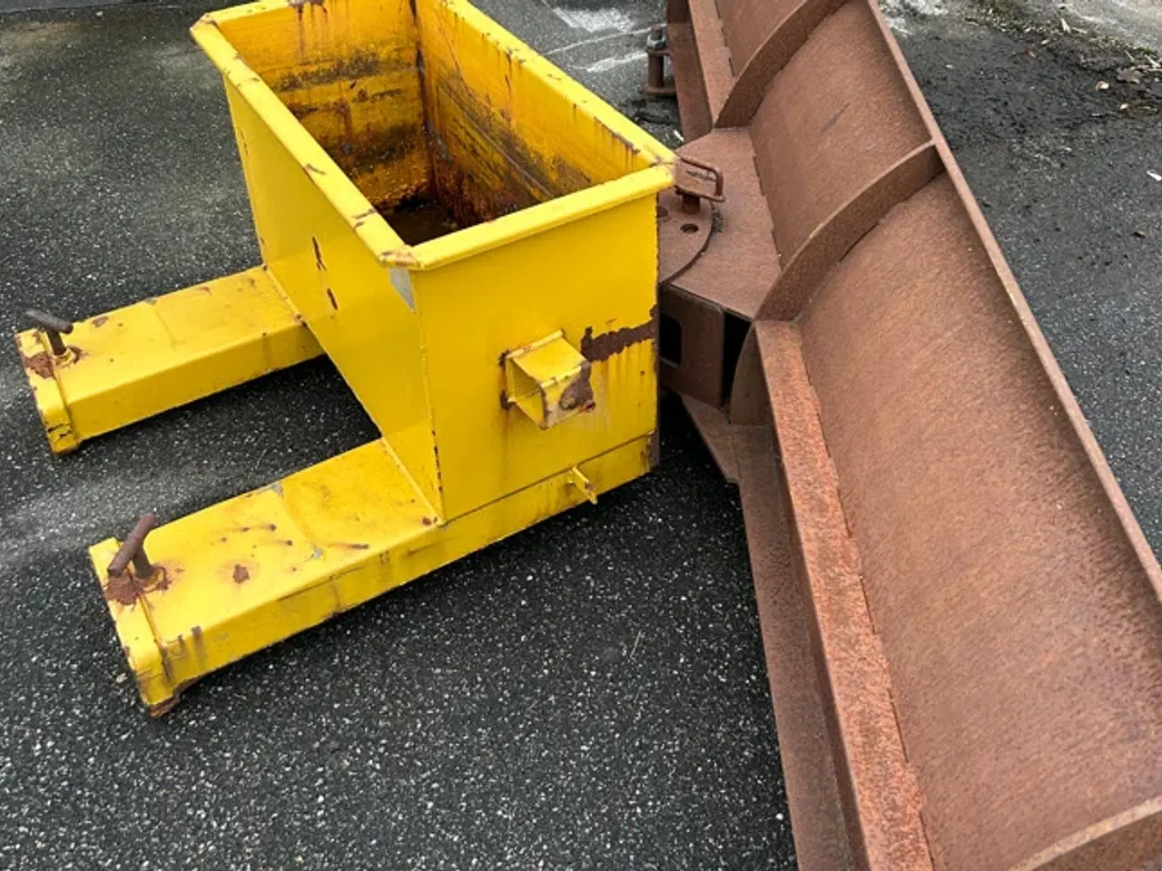 Billede 1 - Sneskraber til traktor/gaffeltruck