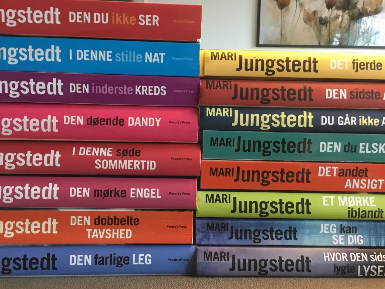 Billede 1 - Mari Jungstedt 16 bøger Gotlandserien
