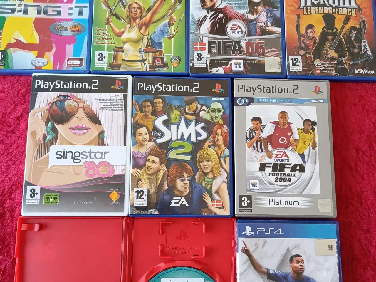 Billede 1 - 8 stk Playstation2 blandet! + 1 ps4 bonus