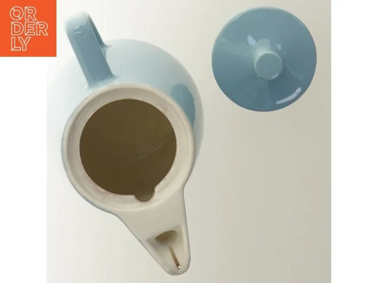 Billede 4 - Blå kaffekande (str. Ø 11,5x17,5 cm)