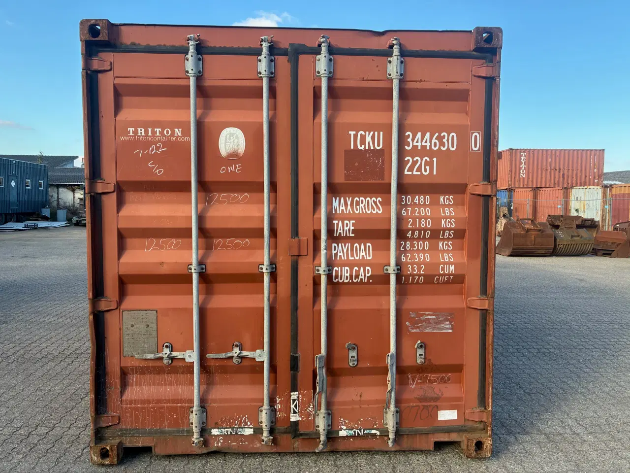 Billede 1 - 20 fods Container- ID: TCKU 344630-0