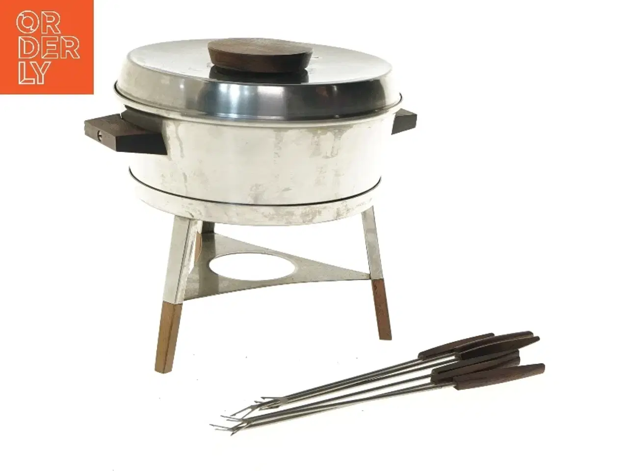 Billede 1 - Vintage fondue sæt (str. Ø 22 cm)