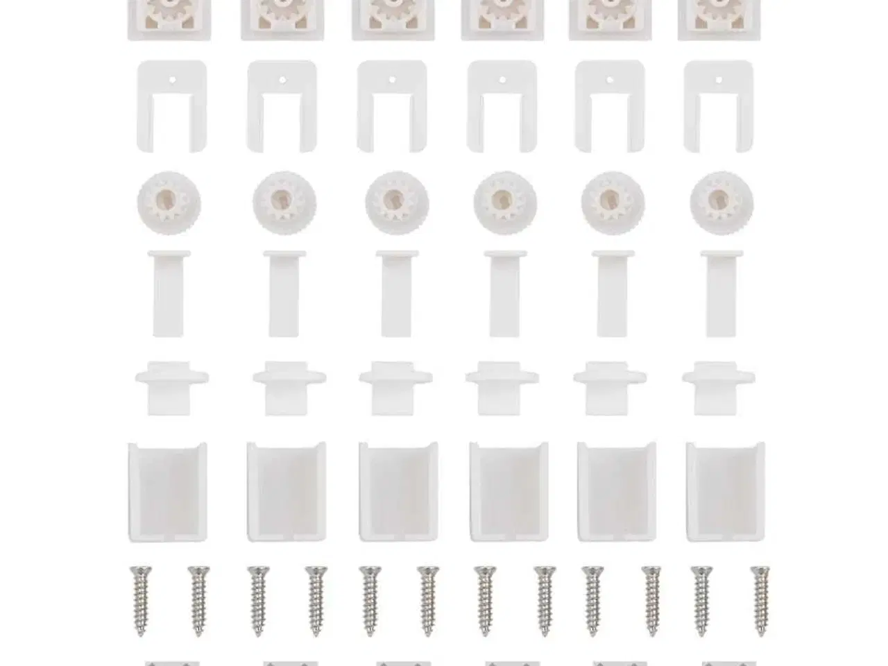 Billede 12 - Plisségardin Sort 105x200 cm Stofbredde 104,4 cm Polyester