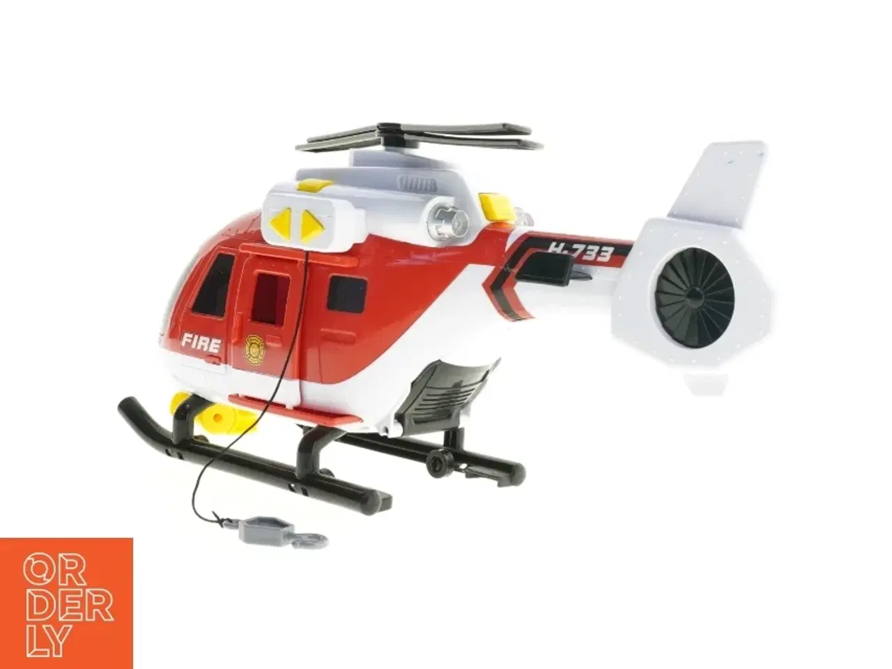 Billede 4 - Brandbilshelikopter, legetøj (str. 39 x 18 x 12 cm)