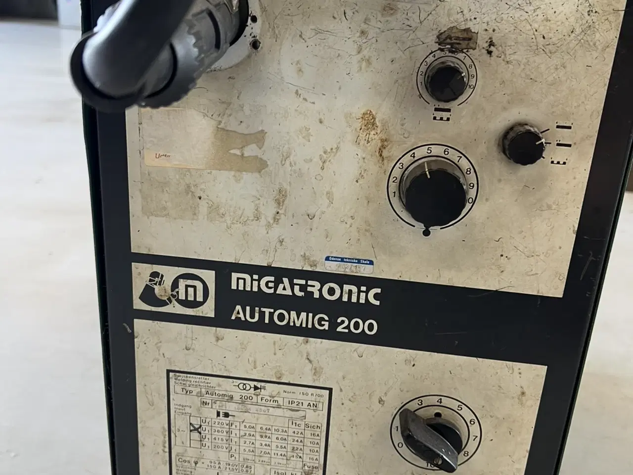 Billede 2 - Migatronic 200 amp svejser incl flaske og nyt mano