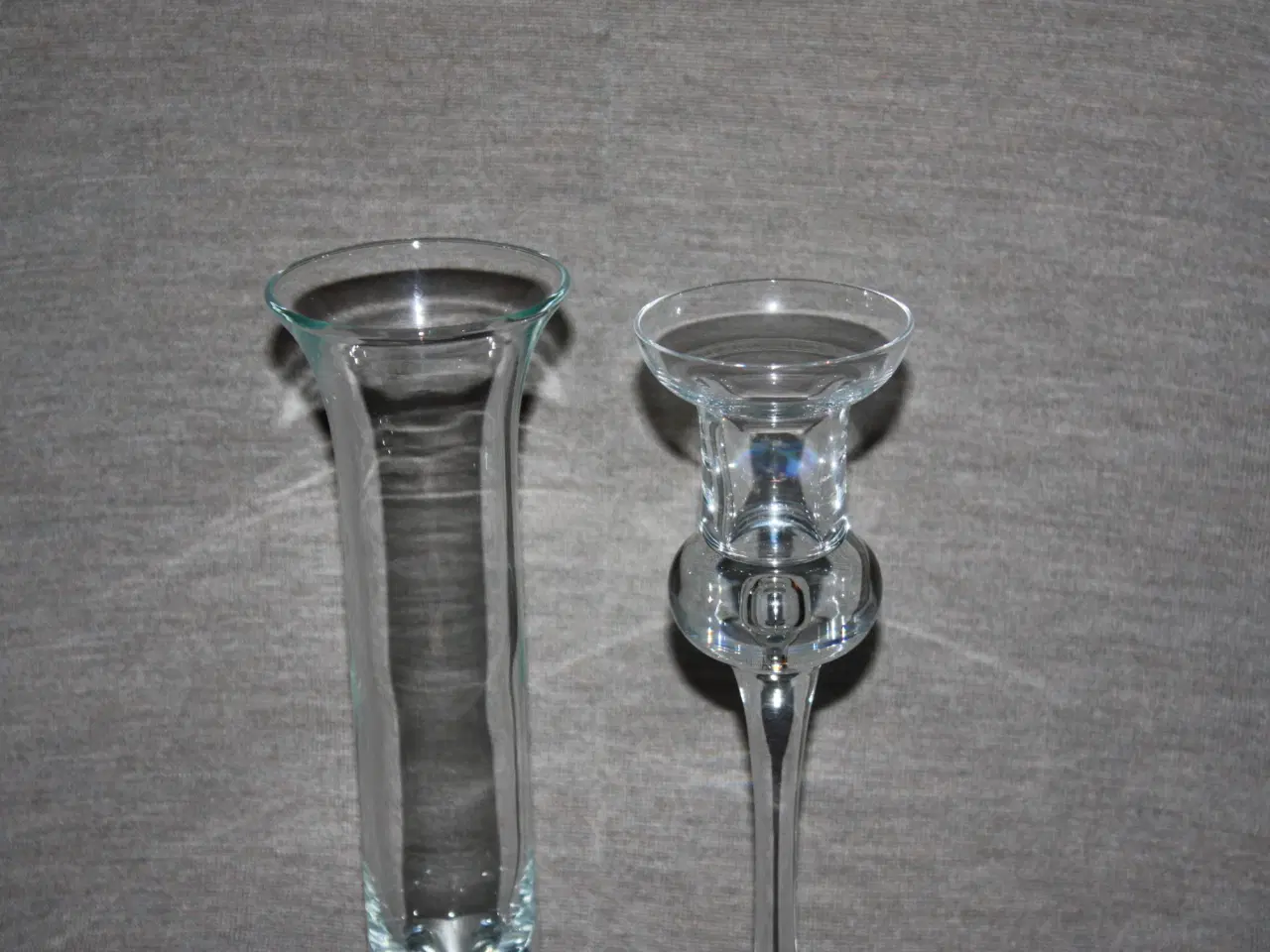 Billede 2 - Glasvase med en bobl 21 cm 