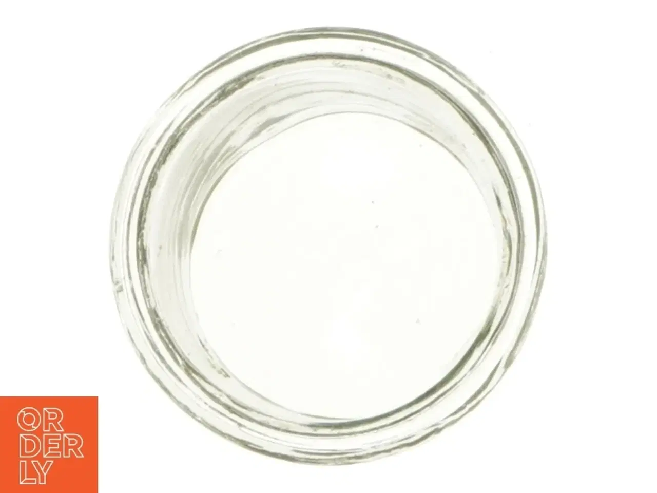 Billede 6 - Glas vase med metalornamentik (str. 10 x 7 cm)