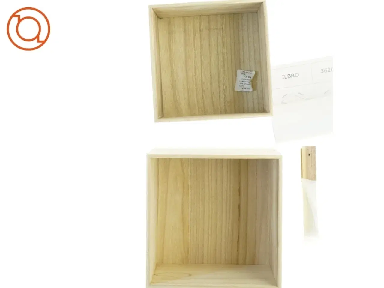 Billede 3 - ILBRO væghylder 2 stk fra ILBRO (str. Se billed))