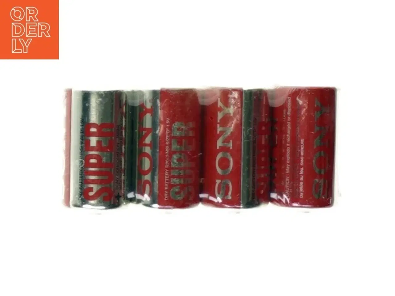 Billede 4 - 4 Batterier - størrelse D fra Sony (str. 13 x 6 cm)