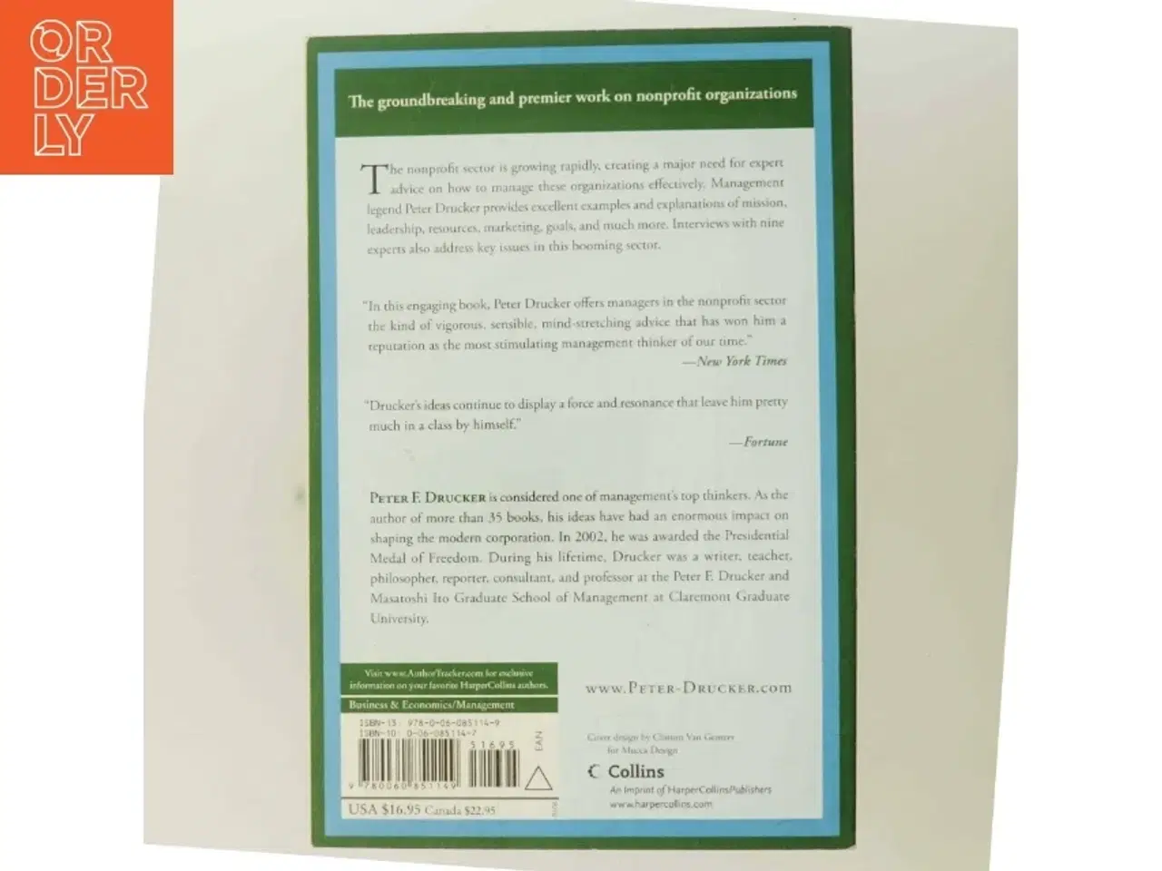 Billede 3 - Managing the Nonprofit Organization af Peter F. Drucker (Bog)
