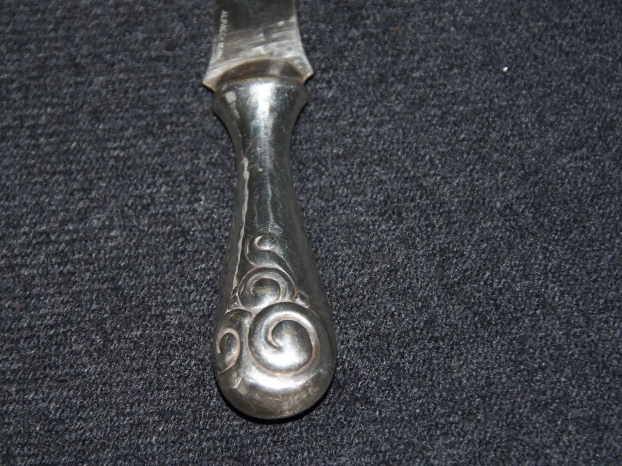 Billede 4 - Brevåbner i sølvplet stempel Alpacca H.Gr