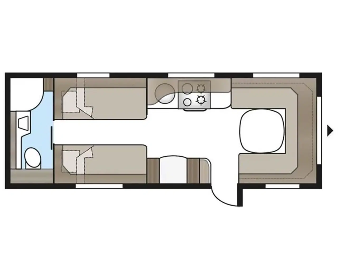 Billede 4 - 2019 - Kabe Imperial 740 E-TDL KS   Kabe Imperial 740 E-TDL KS 2019 - Se den nu hos Camping-Specialisten.dk