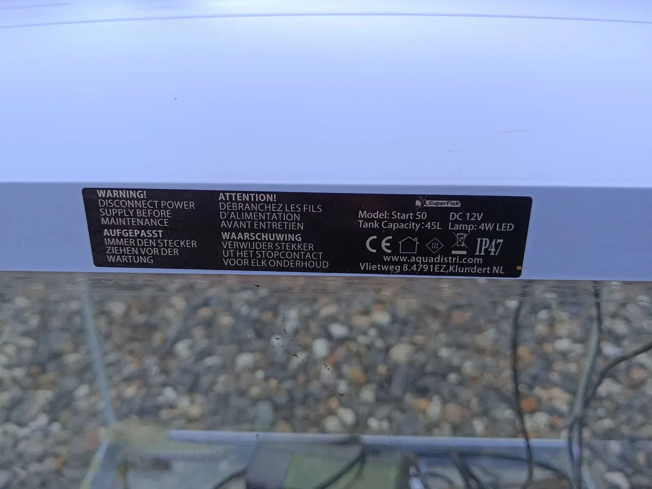 Billede 2 - Akvarie superfish 45 liters