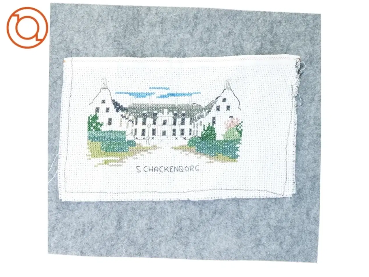 Billede 1 - Broderet dækkeserviet (str. 39 x 24 cm)