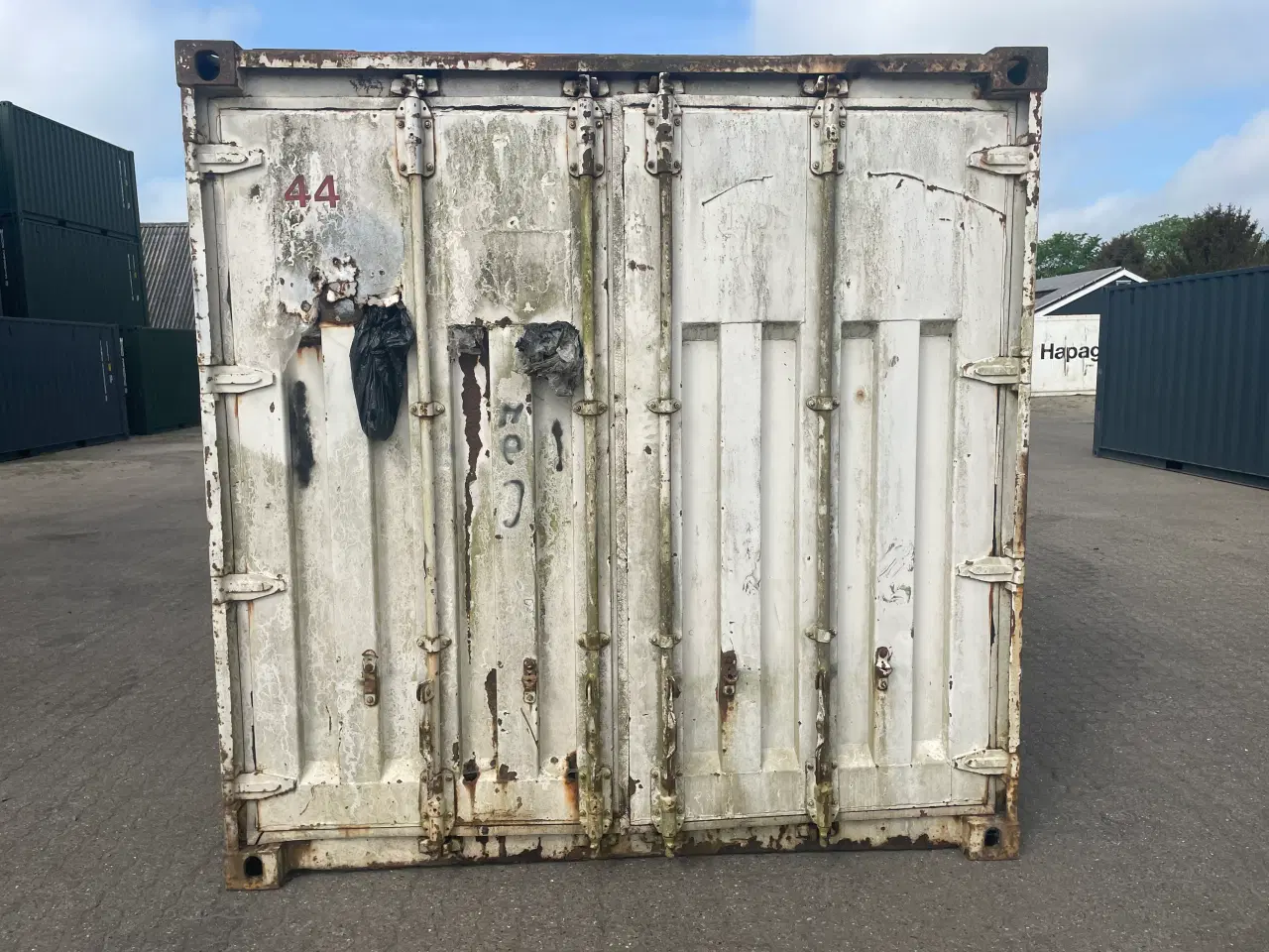 Billede 1 - 20 fods Container- ID: Hvid container US2