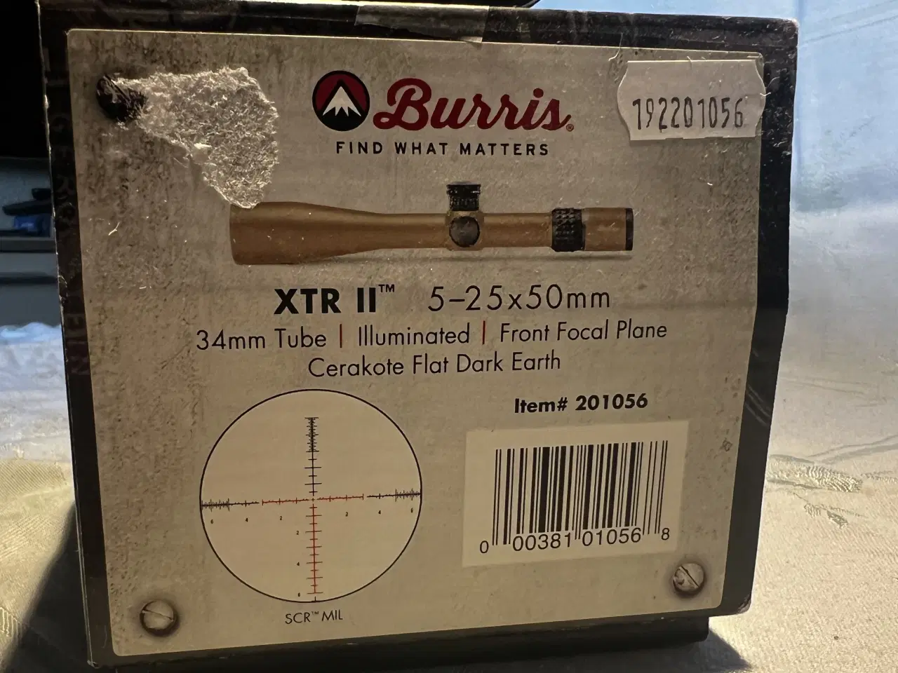 Billede 8 - Kikkertsigte Burris Tactical XTR II 5-25x50