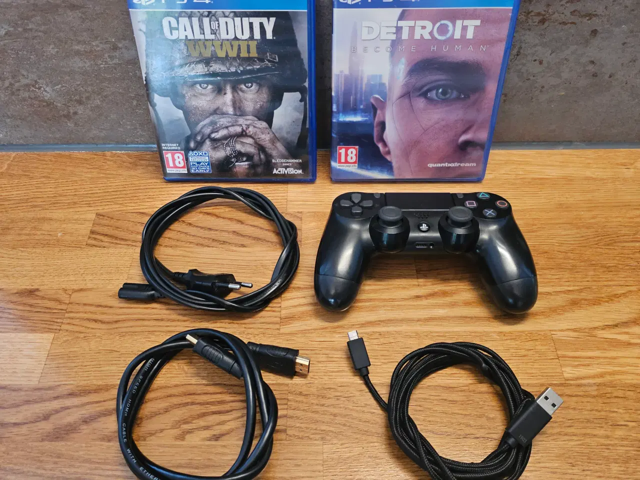 Billede 2 - PlayStation 4 Slim 500GB + COD WW2 og Detroit