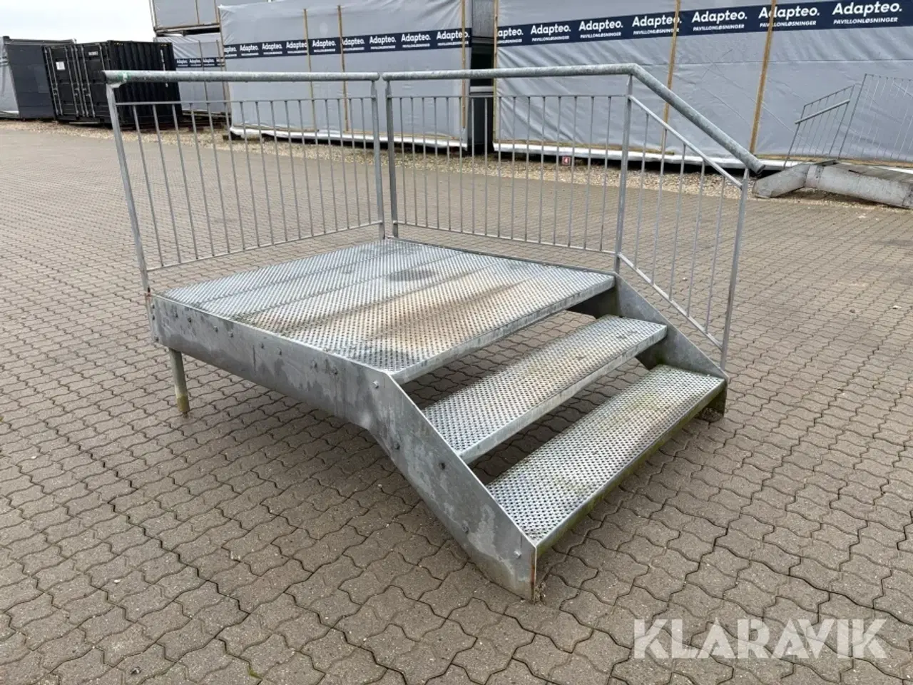 Billede 1 - Trappe med repos