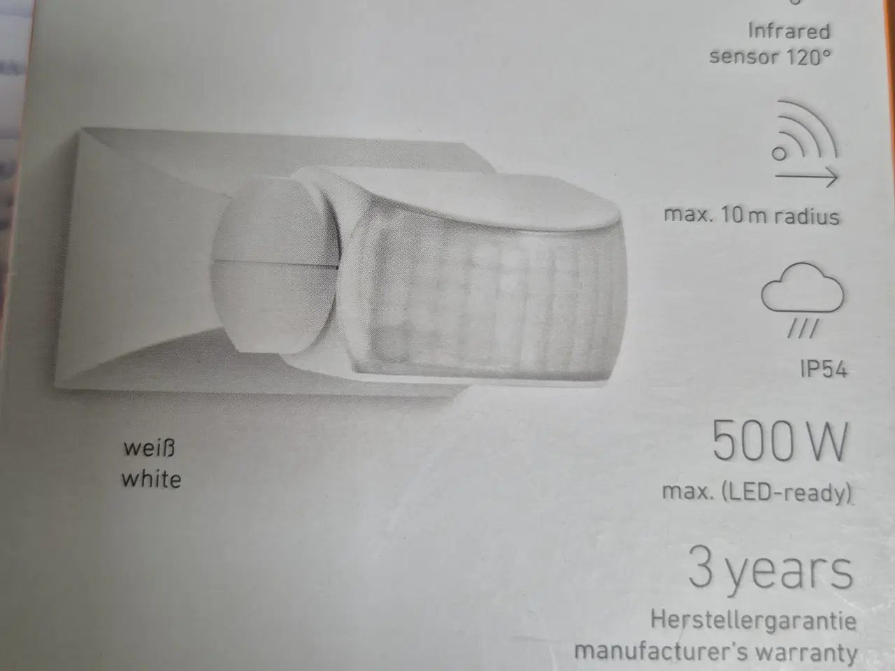 Billede 2 - Bevægelsescensor NY Steinel IS 1, Har aldrig været