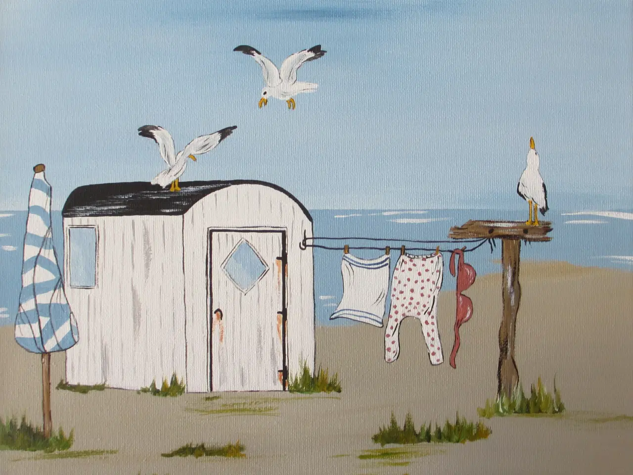 Billede 1 - ACRYL-MALERI nr. G. 9