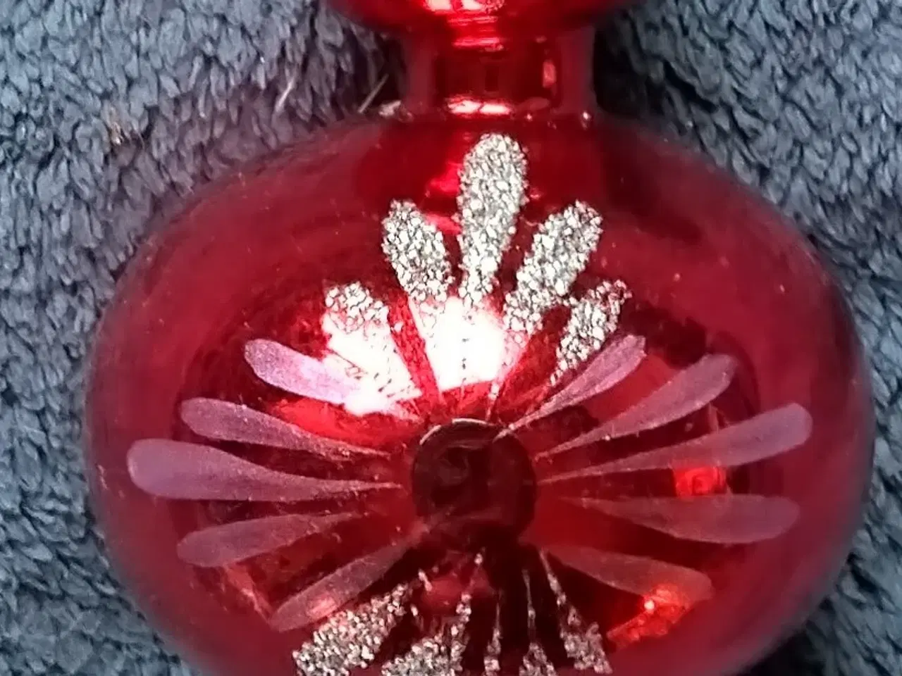 Billede 1 - Gammel glas spyd til toppen af juletræet