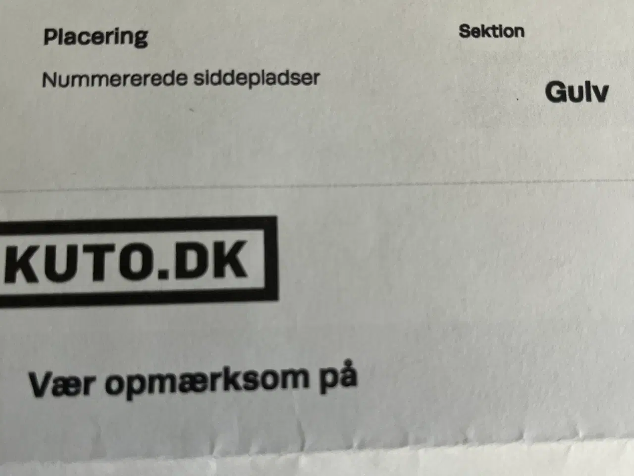 Billede 1 - News koncertbillet 4. Maj 2025 kl. 16