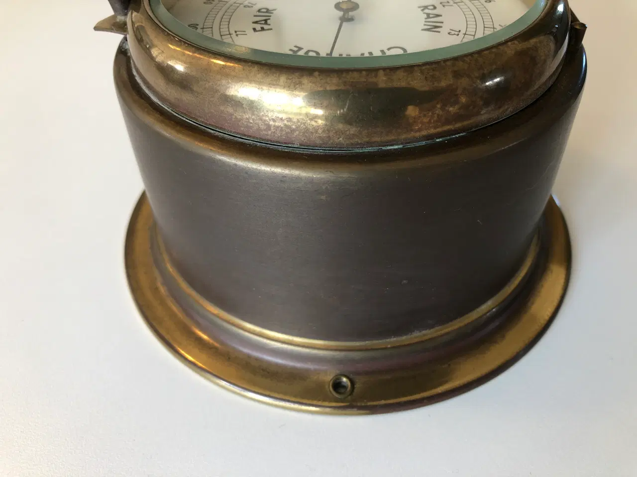 Billede 5 - Skibs barometer med flot patina