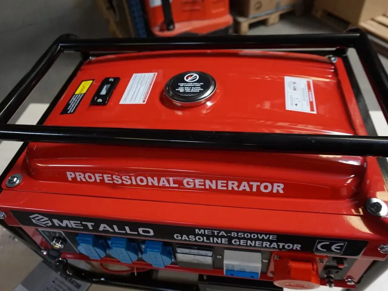 Billede 5 - Metallo Meta 8500WE 4 Takt Benzin generator med elstart
