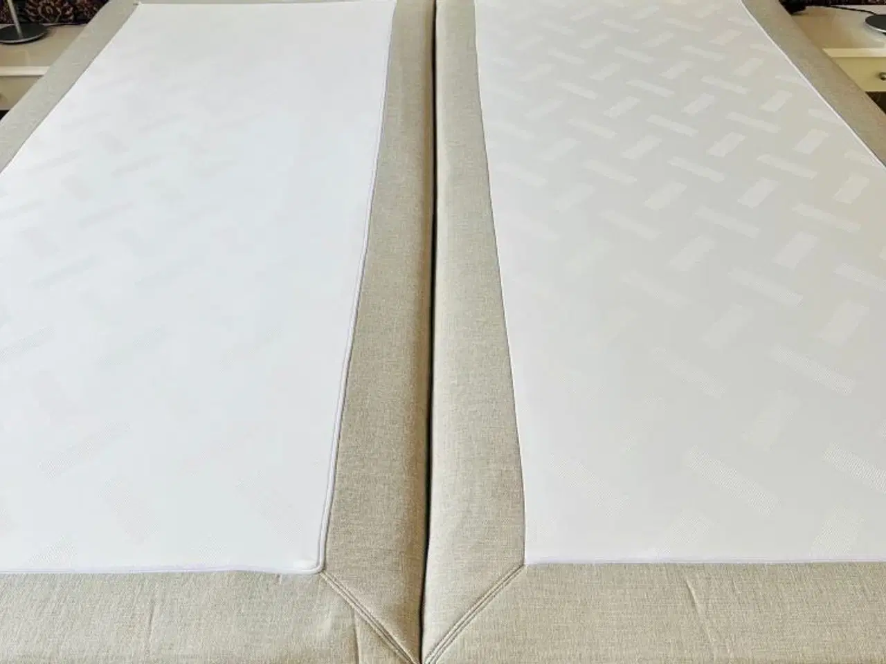 Billede 1 - Auping hvide seng 180x200 med 2 nye madrasser
