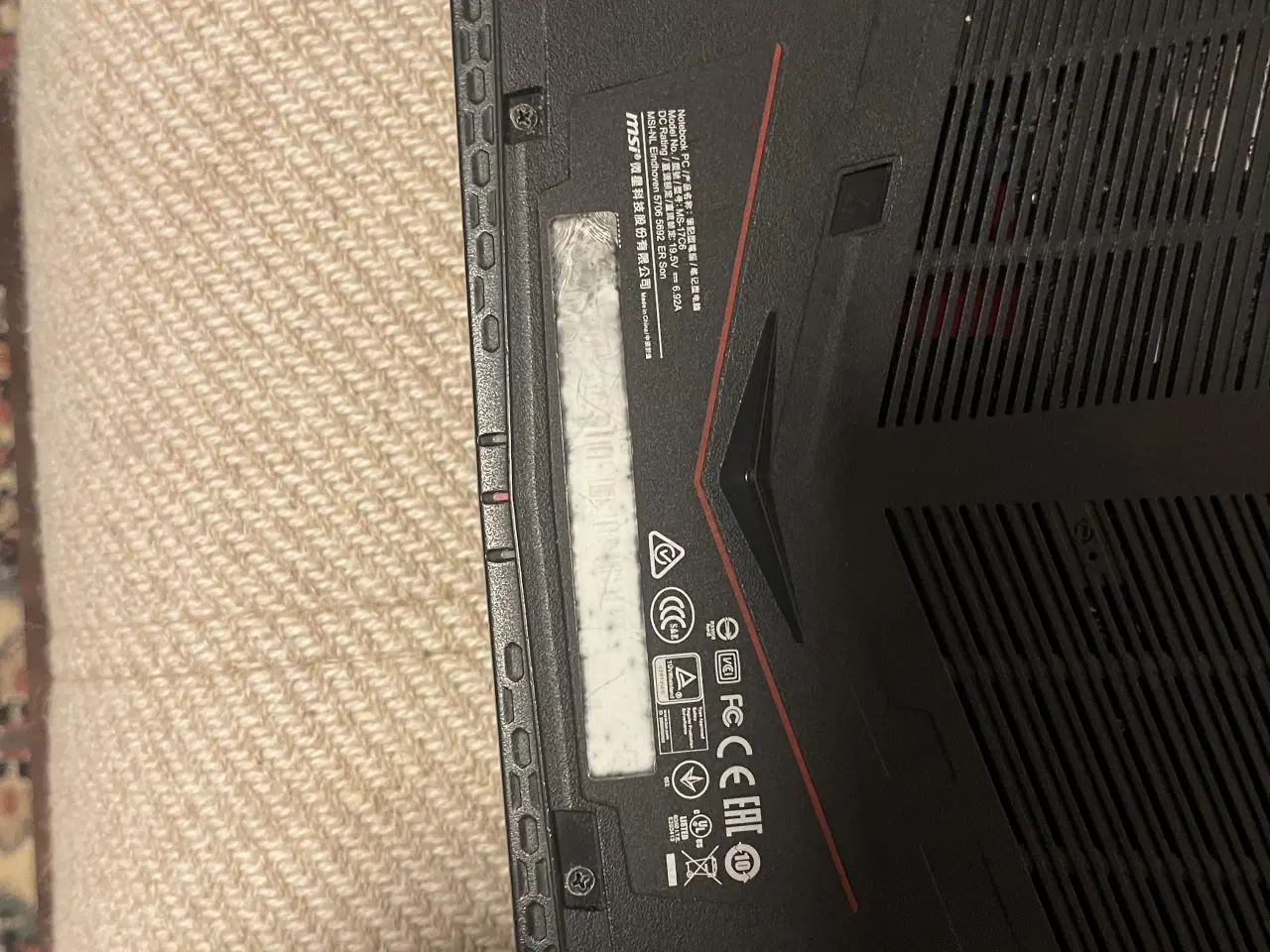 Billede 7 - MSI GL62M 7RD-049NE 17.6" gamer PC