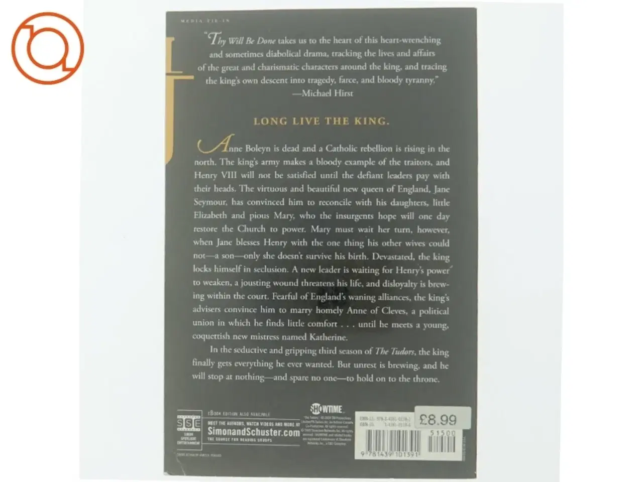 Billede 3 - The Tudors: Thy Will Be Done af Elizabeth Massie, Michael Hirst (Bog)