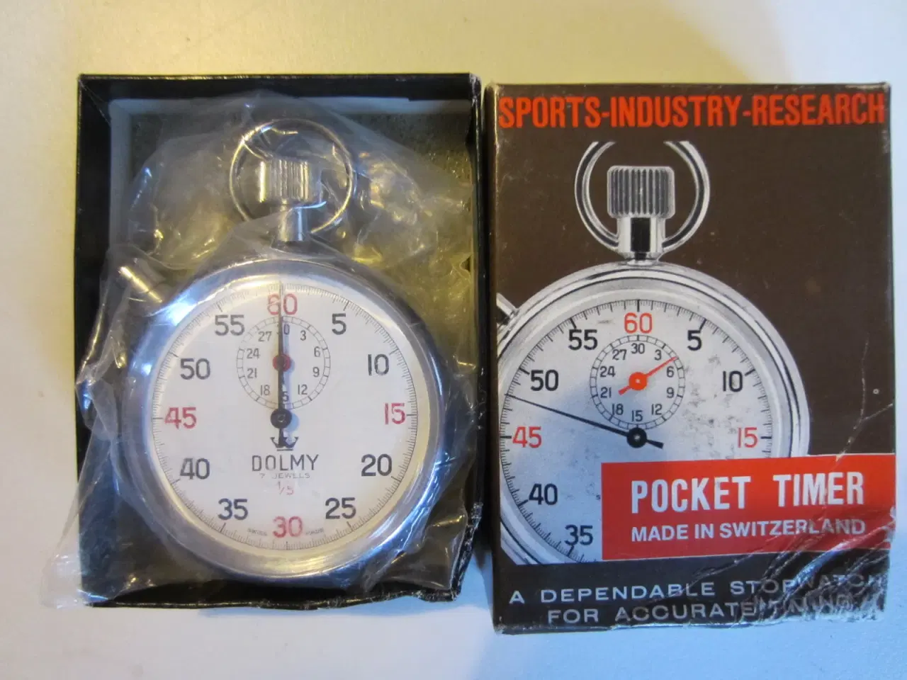 Billede 4 - DOLMY svejtsisk stopur med 7 JEWELS