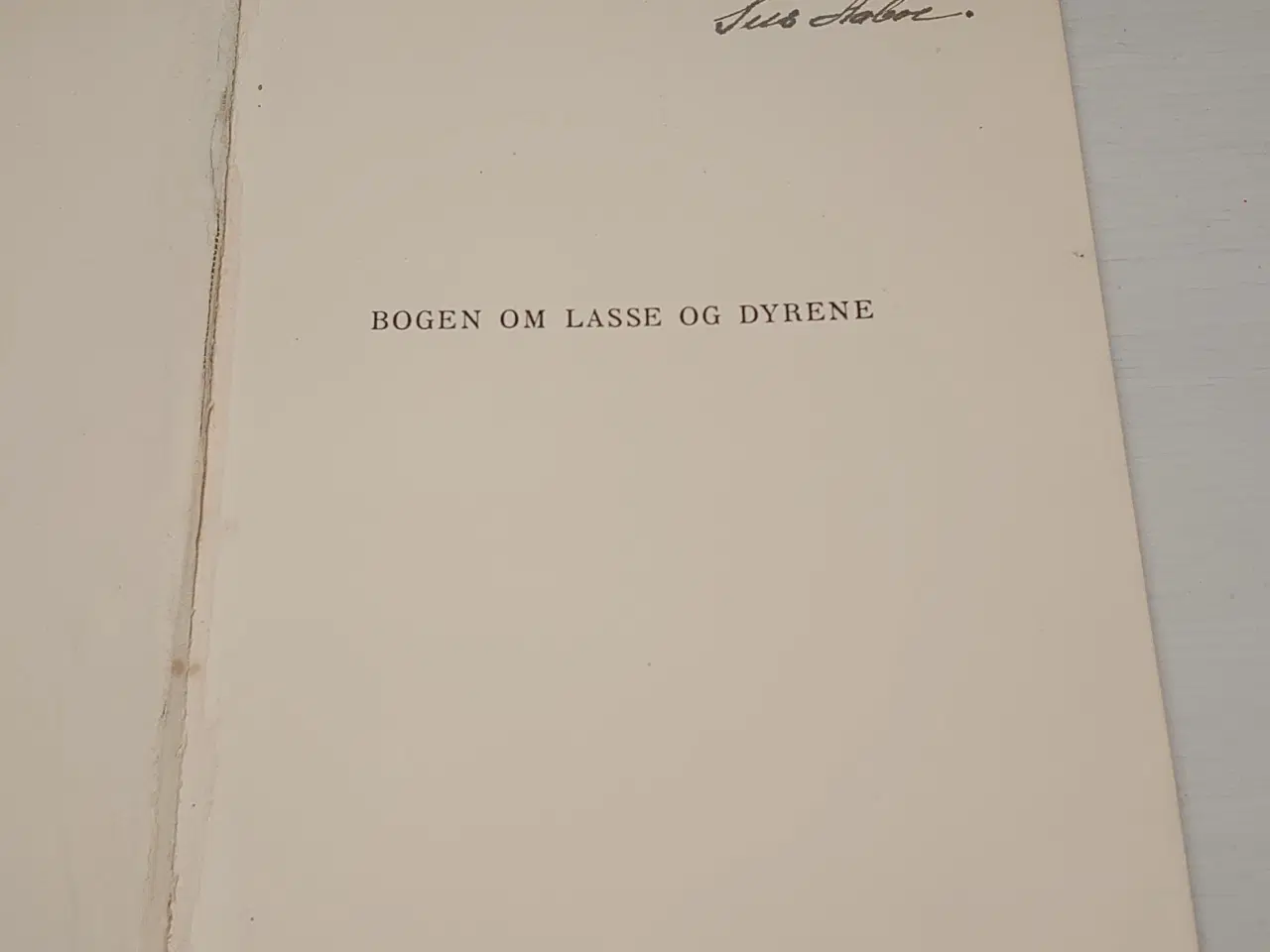 Billede 3 - Detleff Boolsen: Bogen om Lasse og Dyrene. 1941