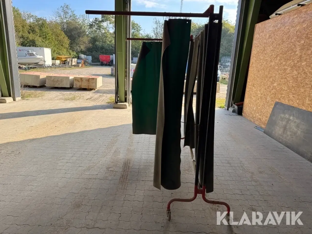 Billede 6 - Svejsegardin på hjulstativ Lansarc