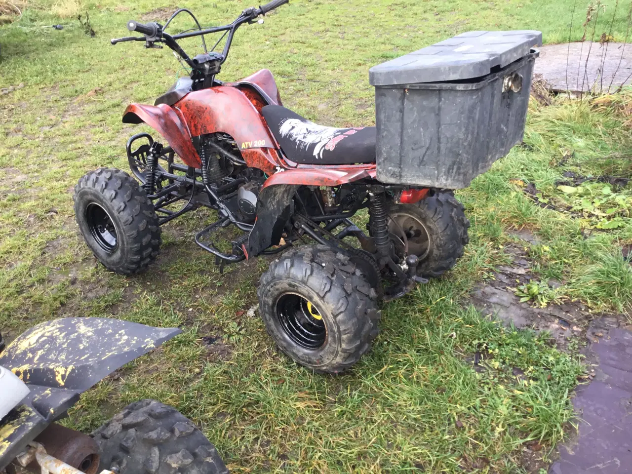 Billede 2 - 2 stk store ATV på 200 4 gear frem og 1 bak