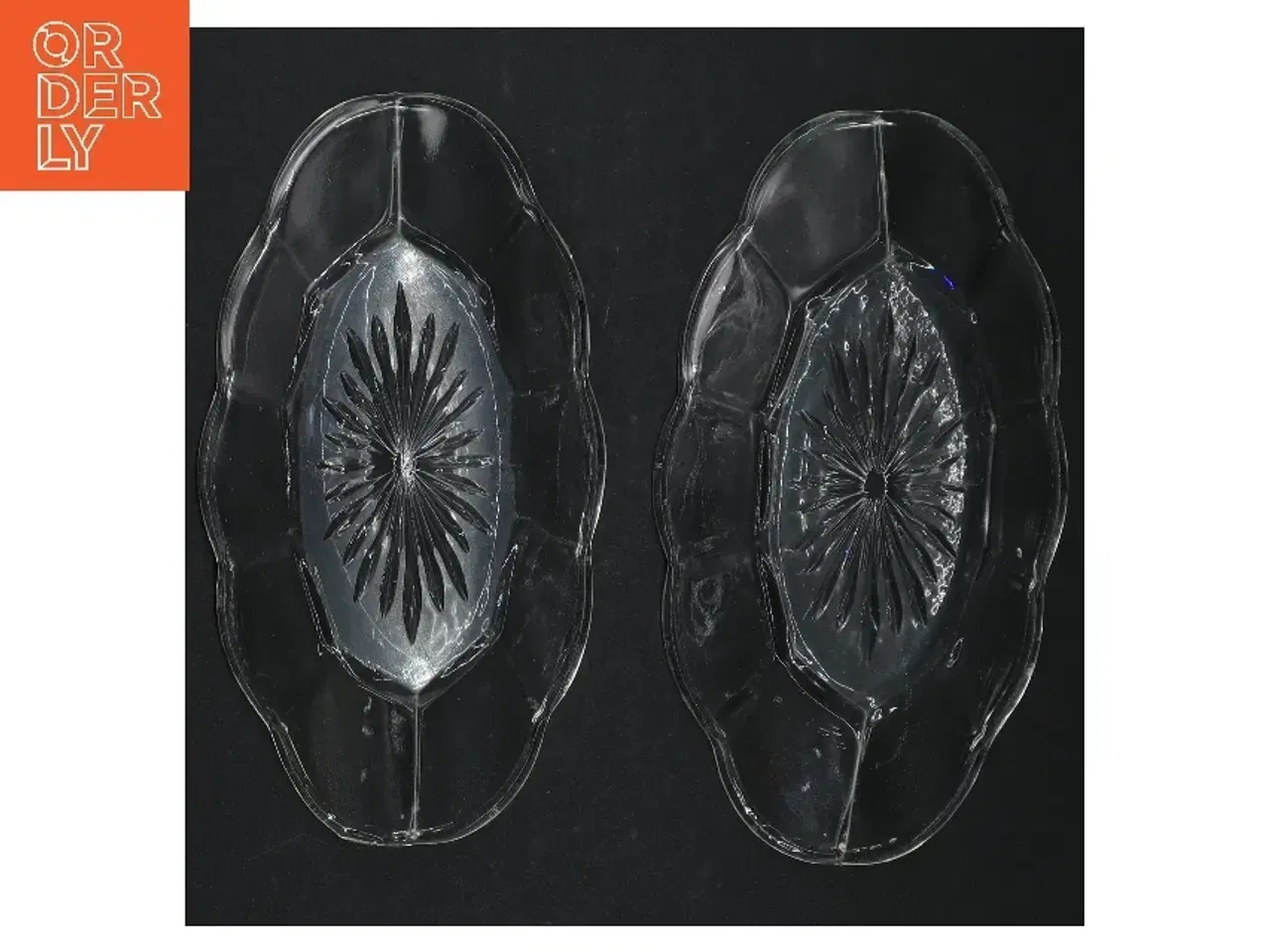 Billede 4 - Glasfade (str. Længde. 18,5 cm)