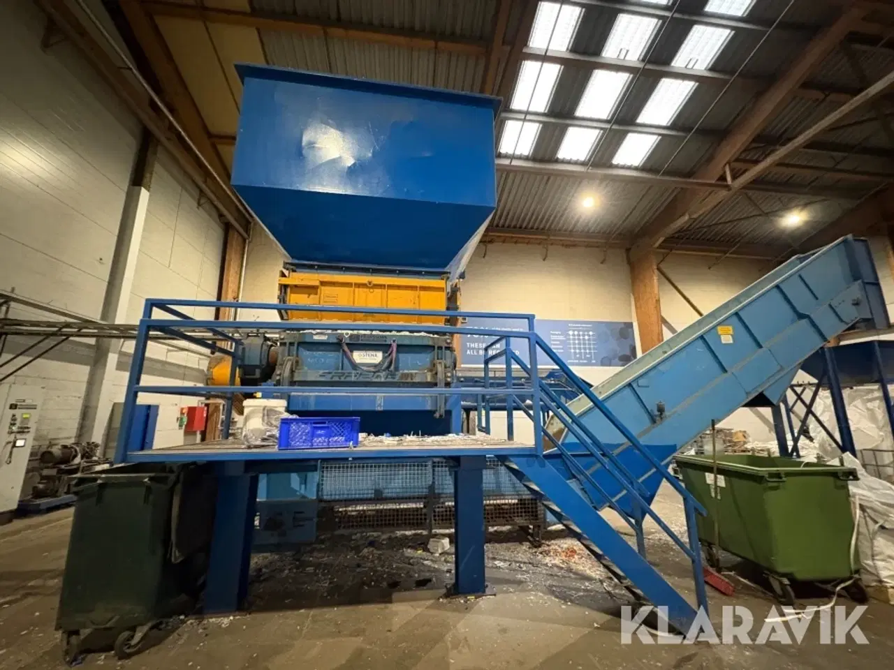 Billede 2 - Shredder Franssons FRP 203/40-3 med transportbånd