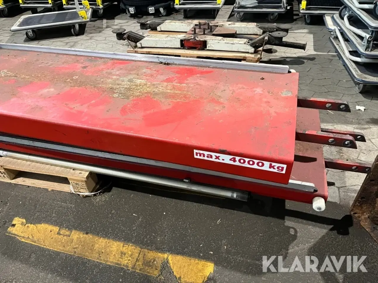 Billede 4 - Overdel/køreplader til Tosøjlelift Stenhøj - 4000kg