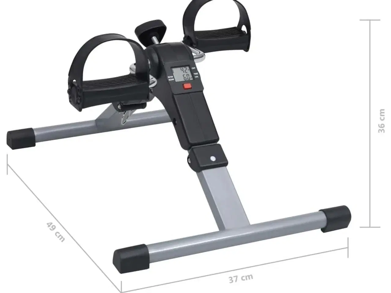 Billede 8 - Motionsmaskine med pedaler til arme og ben med LCD-display