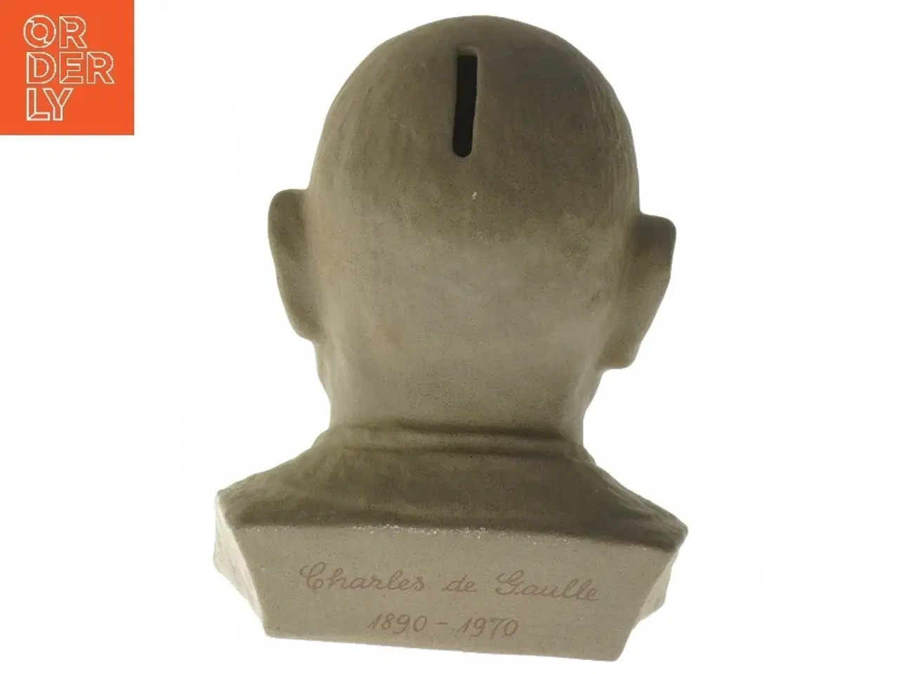 Billede 4 - Keramik sparebøsse fra Bikuben (str. 11x18x14 cm)af Charles de Gaulle