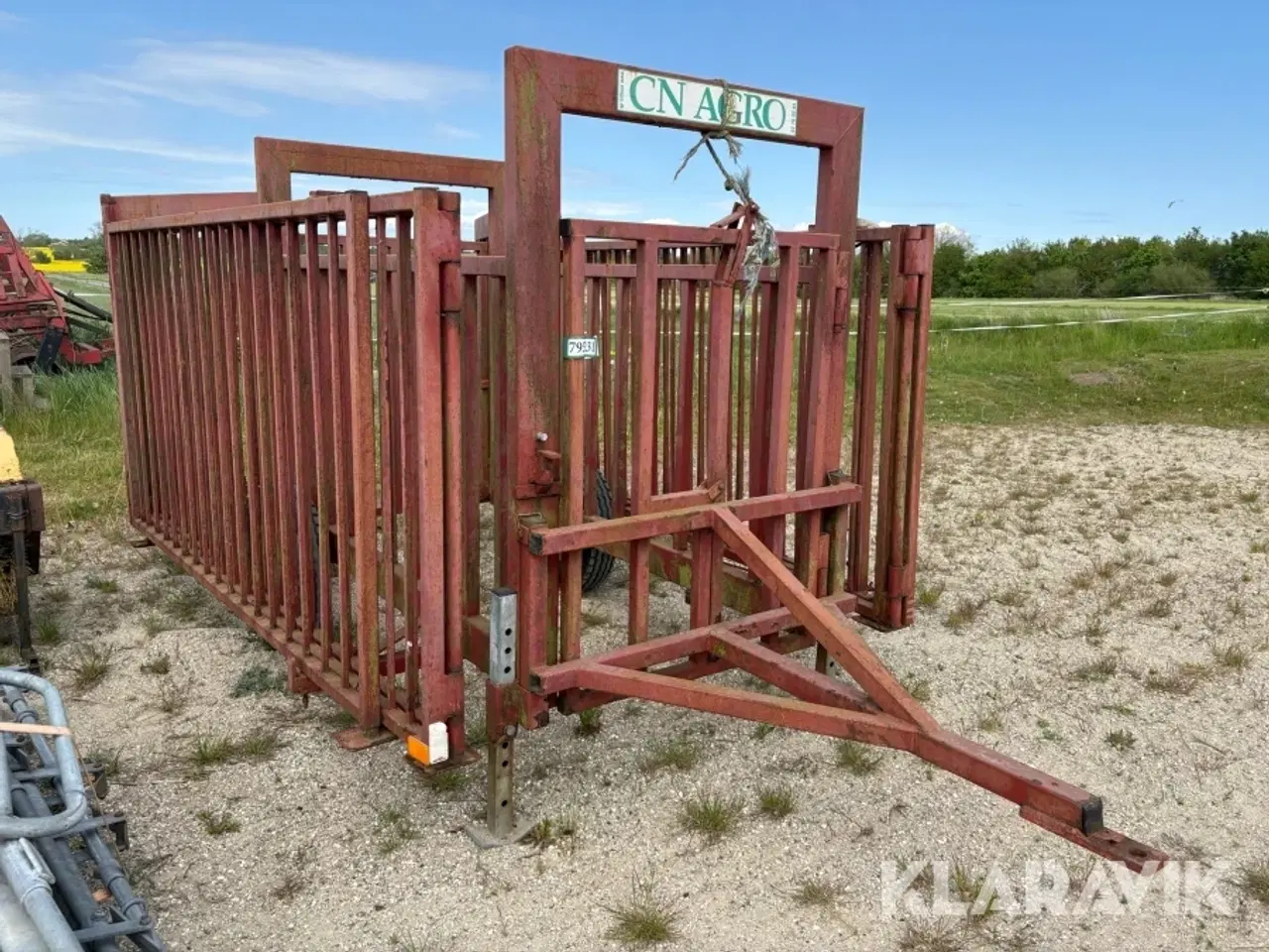 Billede 2 - Mobilfangefold 2x9m vinger med bur CN AGRO