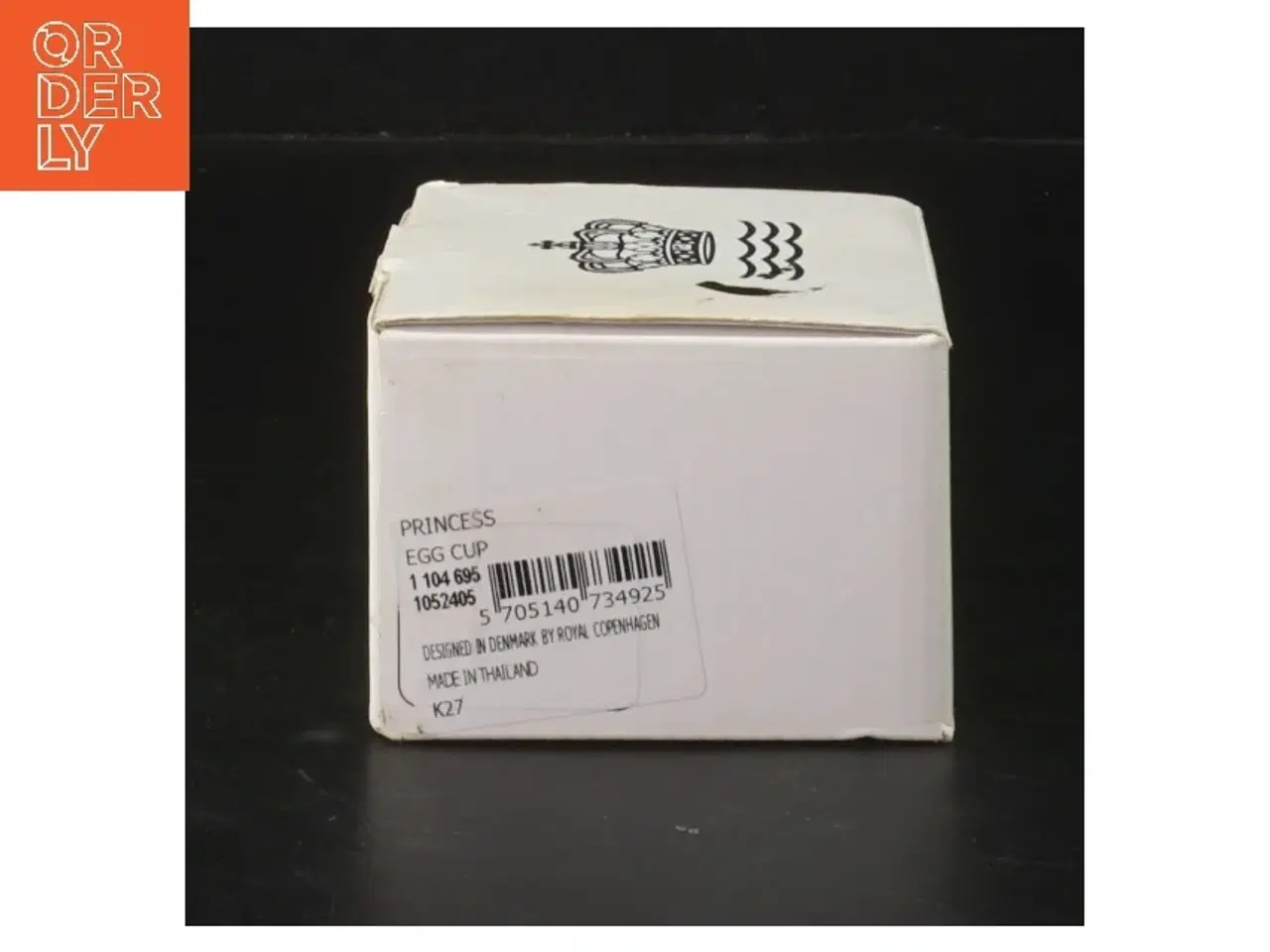 Billede 2 - Prinsesse æggebæger fra Royal Copenhagen (str. Ø 7 cm)