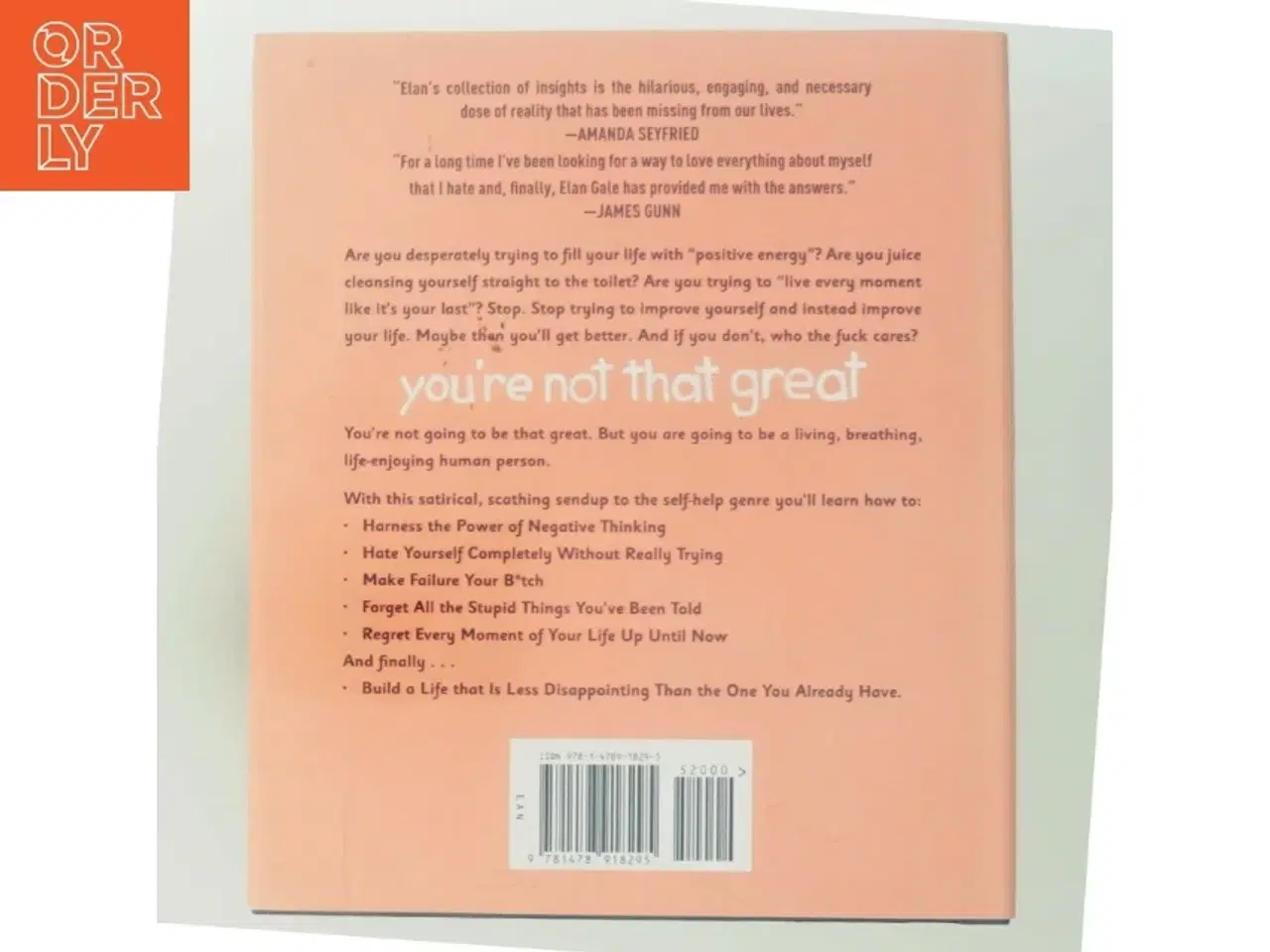 Billede 3 - You&#39;re Not That Great af Elan Gale (Bog)