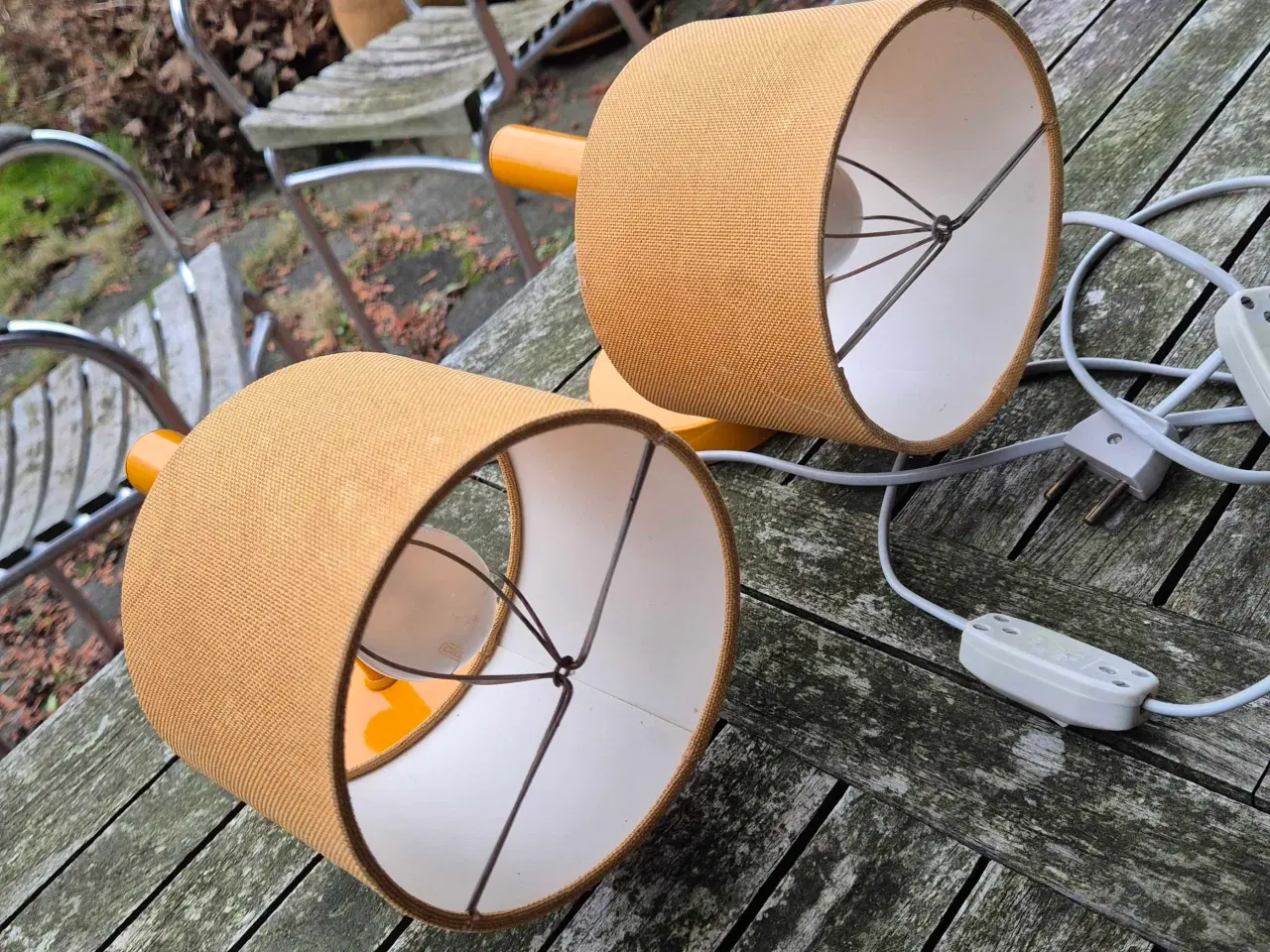 Billede 14 - Fine gule væglamper i dansk design